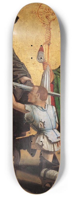 Master of Uttenheim - St Martin of Tours and St Nicholas of Bari 8.25 inch art skate deck