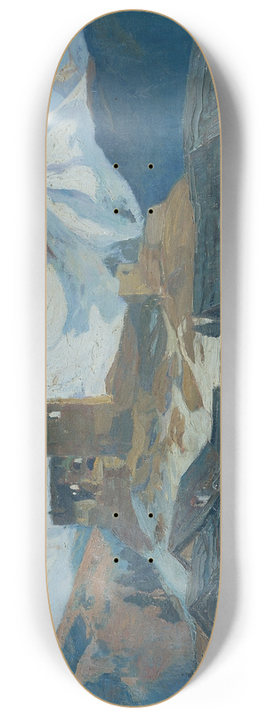 Mathilde Sitta-All - Winter in Ladis (Tirol) 8.25 inch art skate deck