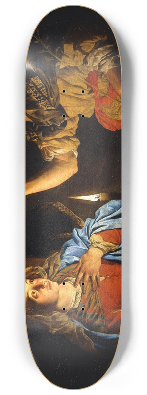 Matthias Stom - Annunciation 8.25 inch art skate deck