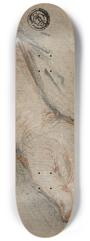 Antoine Coypel - Back of Hand and Forearm 8.25 inch art skate deck