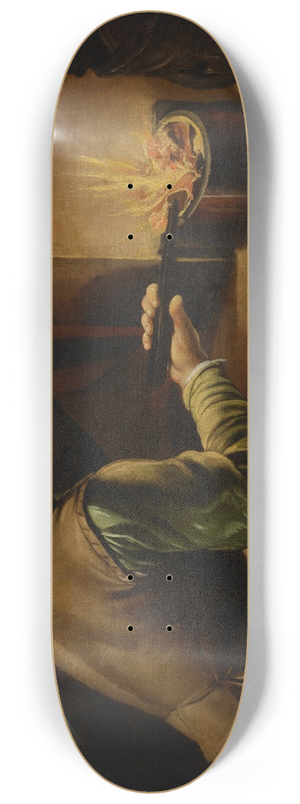 Mattia Preti - A silversmith 8.25 inch art skate deck