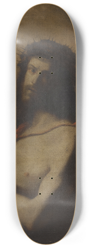 Mattia Preti - Christ Crowned With Thorns 8.25 inch art skate deck
