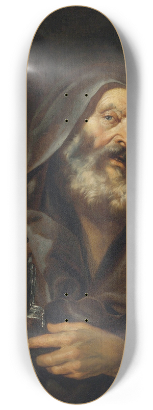 Mattia Preti - Diogenes With His Lantern, In Search Of An Honest Man 8.25 inch art skate deck