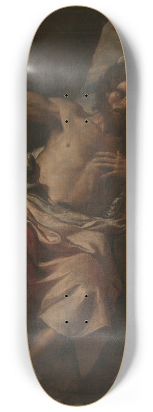 Mattia Preti - Saint John the Baptist Preaching 8.25 inch art skate deck