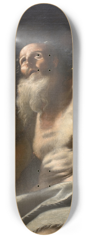 Mattia Preti - Saint Paul the Hermit 8.25 inch art skate deck