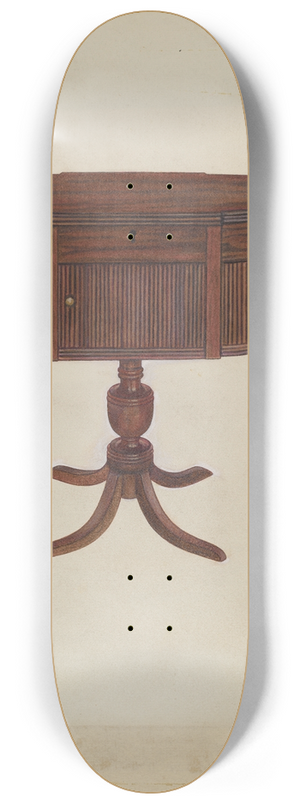 Mattie P. Goodman - Duncan Phyfe Sewing Cabinet 8.25 inch art skate deck