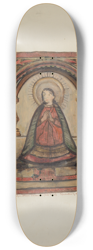 Maude Valle - Santos Retablos 8.25 inch art skate deck