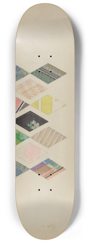 Maud Schmid - Printed Quilt Patterns 8.25 inch art skate deck