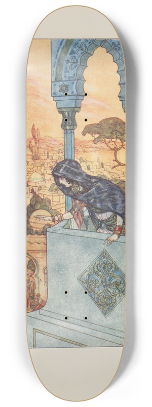 Maurice Lalau - The brother entered proudly on his courser 8.25 inch art skate deck