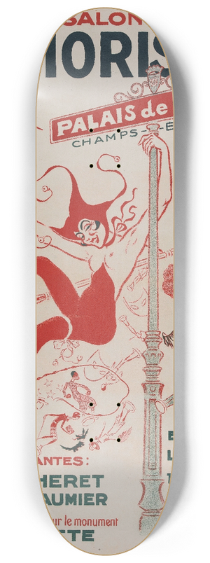 Maurice Louis Henri Neumont - 22me Salon Des Humoristes  Au Palais De Glace 8.25 inch art skate deck