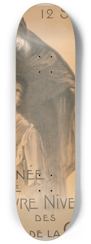Maurice Louis Henri Neumont - Journe de loeuvre Nivernaise des mutils de la guerre 8.25 inch art skate deck