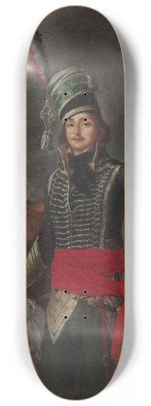 Antoine-Franois Sergent - Portrait du gnral Franois Marceau des Graviers (1769-1796) 8.25 inch art skate deck