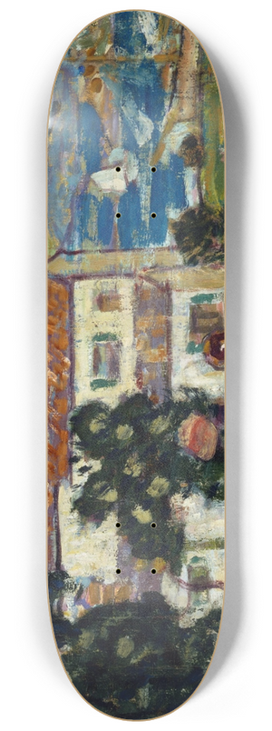 Maurice Prendergast - New England Village 8.25 inch art skate deck