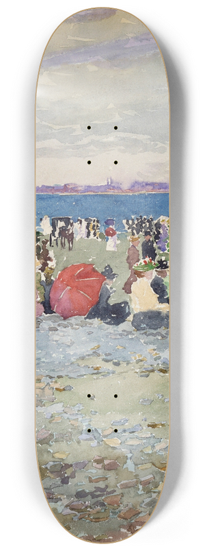 Maurice Prendergast - Revere Beach 8.25 inch art skate deck Maurice Prendergast - Revere Beach 8.25 inch art skate deck