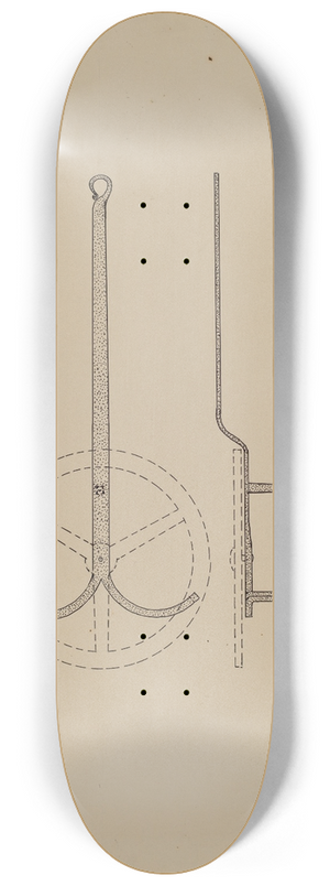 Maurice Van Felix - Gridiron 8.25 inch art skate deck