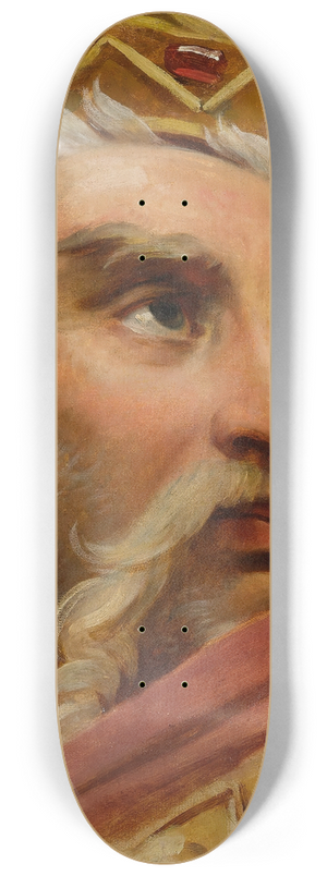 Antoine-Jean Gros - Head of Charlemagne 8.25 inch art skate deck