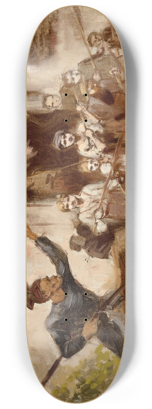 Maurycy Gottlieb - Levy in Mass 8.25 inch art skate deck