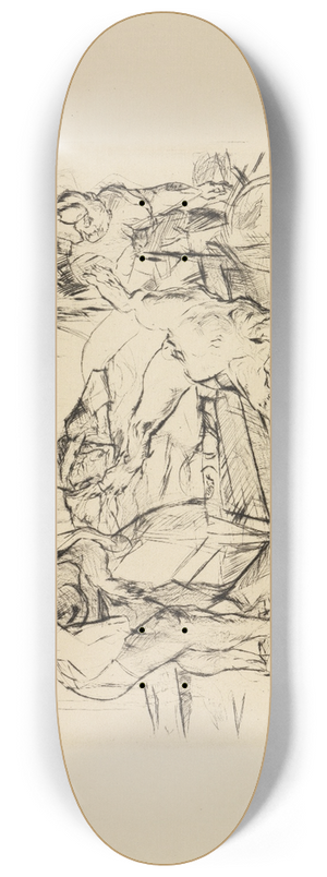 Max Beckmann - Die Nacht 8.25 inch art skate deck Max Beckmann - Die Nacht 8.25 inch art skate deck