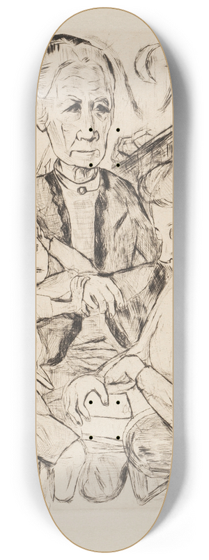 Max Beckmann - Gesichter Pl.01 8.25 inch art skate deck
