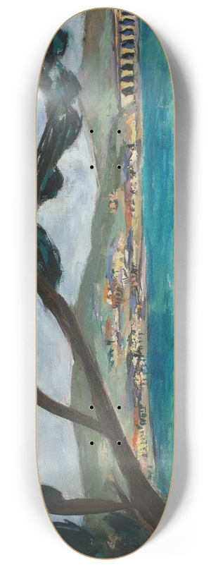 Max Beckmann - Kleine Landschaft aus Bandol 8.25 inch art skate deck
