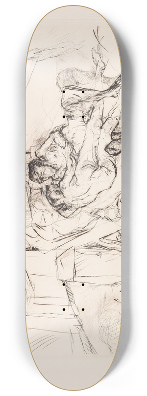 Max Beckmann - Liebespaar I 8.25 inch art skate deck