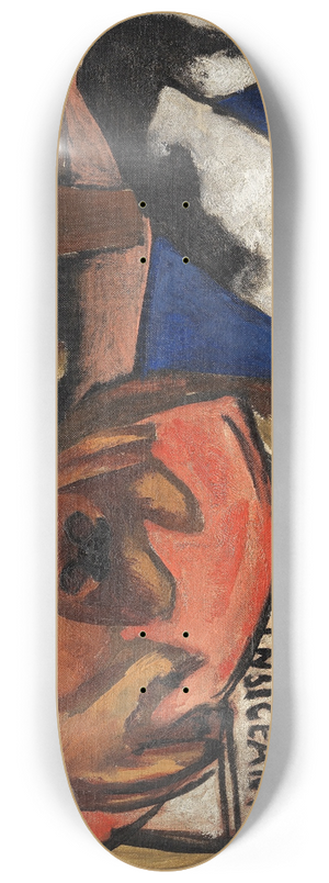 Max Beckmann - Majong und Chilly (Hunde) 8.25 inch art skate deck