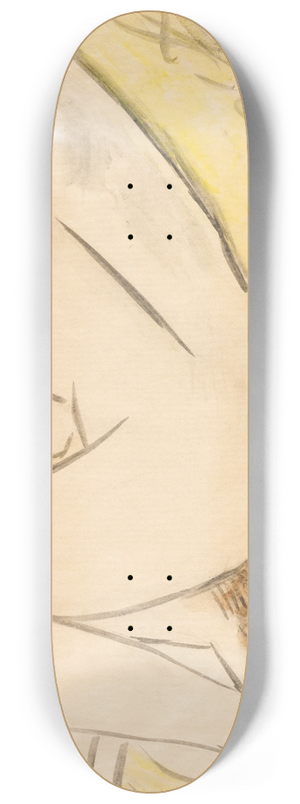 Max Beckmann - Sleeping Nude 8.25 inch art skate deck