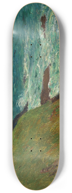 Maxime Maufra - Bords de la cte  Saint-Jean-du-Doigt, Bretagne 8.25 inch art skate deck