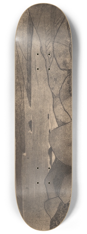 Maxime Maufra - Les falaises de Plougasnou 8.25 inch art skate deck