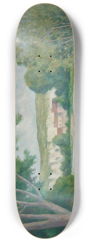 Maximilien Luce - Bord De Seine 8.25 inch art skate deck