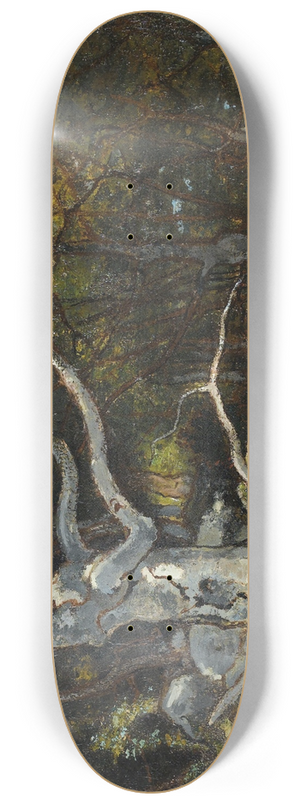 Antoine-Louis Barye - Forest Of Fontainebleau,Thereine Blanche 8.25 inch art skate deck