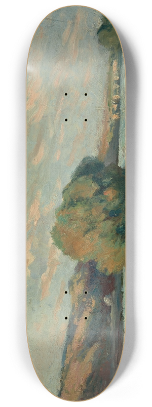Maximilien Luce - La Seine et lle de Rolleboise 8.25 inch art skate deck