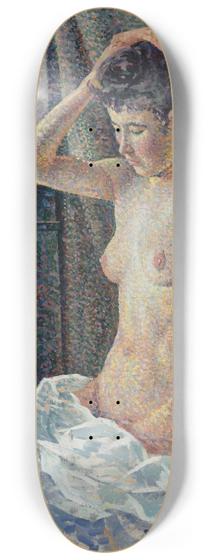 Maximilien Luce - Nu se coiffant 8.25 inch art skate deck
