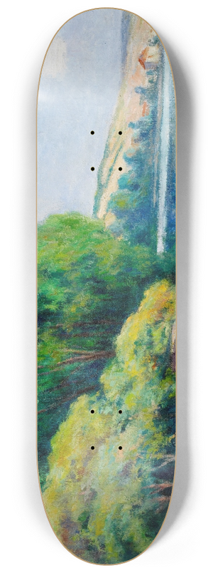 Maximilien Luce - Rivire 8.25 inch art skate deck