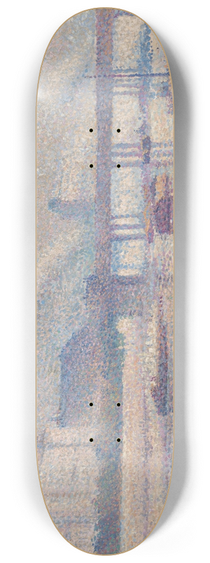 Maximilien Luce - The Banks of the Seine River inParis 8.25 inch art skate deck