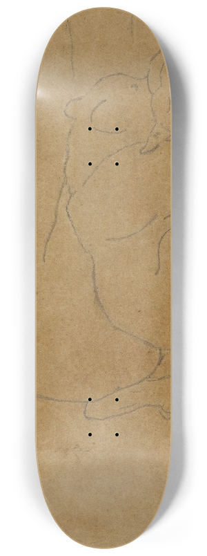 Antoine-Louis Barye - Ours dvorant un boeuf 8.25 inch art skate deck Antoine-Louis Barye - Ours dvorant un boeuf 8.25 inch art skate deck