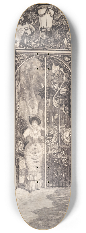 Max Klinger - At the Gate (Am Thor) 8.25 inch art skate deck