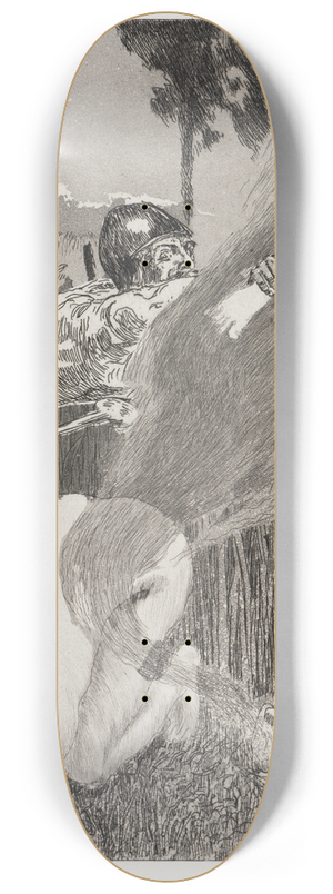 Max Klinger - Der Fuss (Zelt, Opus XIV, 1. Teil, Nr. 16) 8.25 inch art skate deck