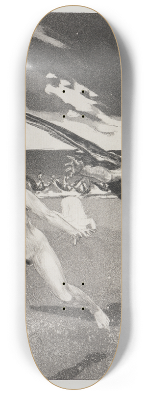 Max Klinger - Der Schwanenprinz (Zelt, Opus XIV, 1. Teil, Nr. 7) 8.25 inch art skate deck
