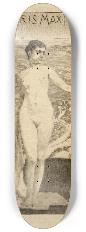 Max Klinger - Ex libris Max Klinger 8.25 inch art skate deck