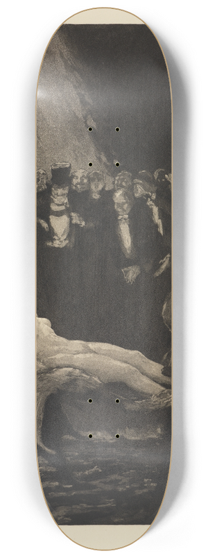 Max Klinger - Gefesselt (Ein Leben, Opus VIII, Blatt 11) 8.25 inch art skate deck
