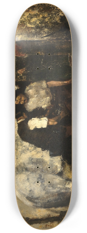 Max Liebermann - Beim Hufschmied 8.25 inch art skate deck