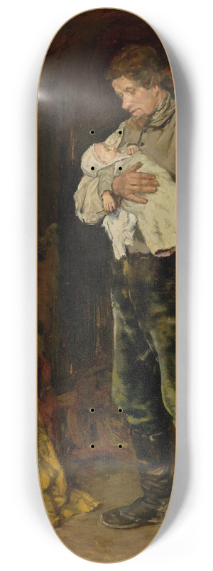 Max Liebermann - Der Witwer 8.25 inch art skate deck