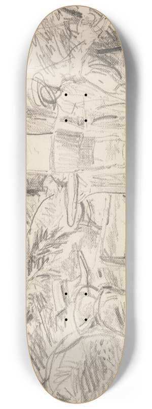 Max Liebermann - Im Garten 8.25 inch art skate deck Max Liebermann - Im Garten 8.25 inch art skate deck