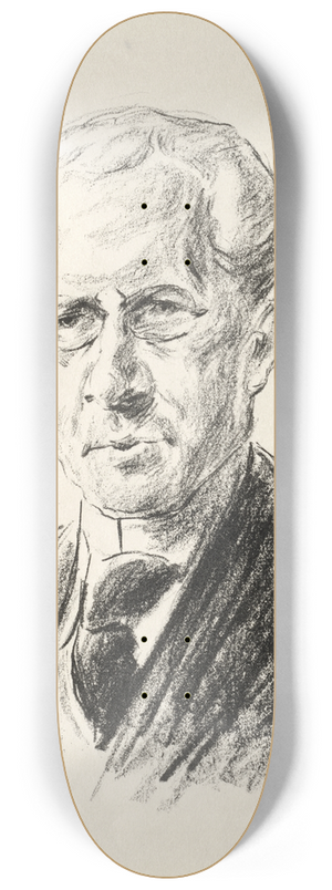 Max Liebermann - Portrait Arno Holz 8.25 inch art skate deck