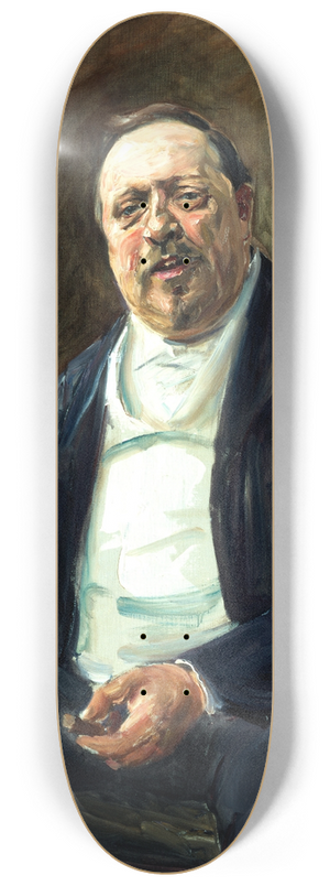 Max Liebermann - Portrait of Alfred von Berger 8.25 inch art skate deck