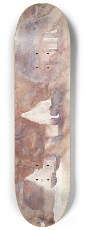 Max Liebermann - Schets van een stadsgezicht 8.25 inch art skate deck