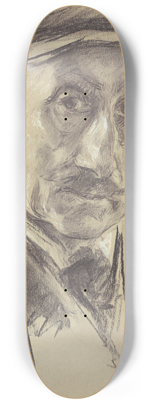 Max Liebermann - Selbstbildnis mit Schirmmtze 8.25 inch art skate deck