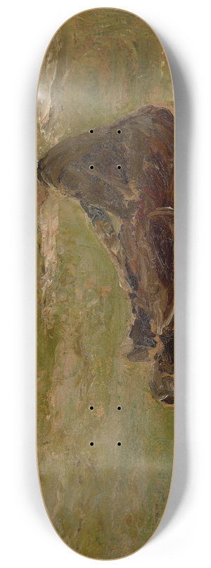 Max Liebermann - Ziegenhirtin 8.25 inch art skate deck