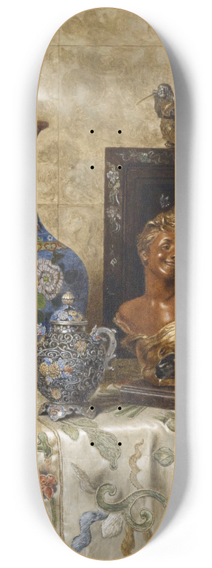 Max Schdl - Stillleben Mit Asiatischen Vasen 8.25 inch art skate deck